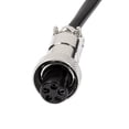 thumbnail image 2 of GX12 5 Pins Double Female Head Aviation Socket Connector Electrical Cable 2m, 2 of 5