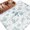 Emerald Green White, variant on 3'x5' Area Rugs, Blue Country Indoor Outdoor Area Rug for Living Room Bedroom, Abstract Farmhouse Rustic Tree Animals Washable Bathroom Rugs Kitchen Floor Carpet Mats Home Decor Aesthetic