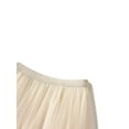 thumbnail image 3 of Michellecmm Women Layered Tulle Long Skirt, Fashion High Waist Solid Color Frill Trim Ruffle Midi Skirt, 3 of 6