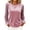 Pink, variant on Going Out Tops For Women Solid Color Elegant Velvet Patchwork Mesh Long Sleeve Crew Neck Top Shirt For A Romantic Evening Look Womens Tops Dressy Casual