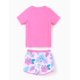 thumbnail image 2 of Trajes de baño Disney Stitch para niñas, UPF 50+, color rosa, 7-8 años, 2 of 6