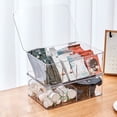 thumbnail image 2 of RKSTN Storage Organizer Plastic Tea Bag Divided Storage Organizer Container Box with Lid for Kitchen Cabinet Countertop Pantry Hold Coffee Pods Seasoning Packets Condiments Kitchen Gadgets, 2 of 3