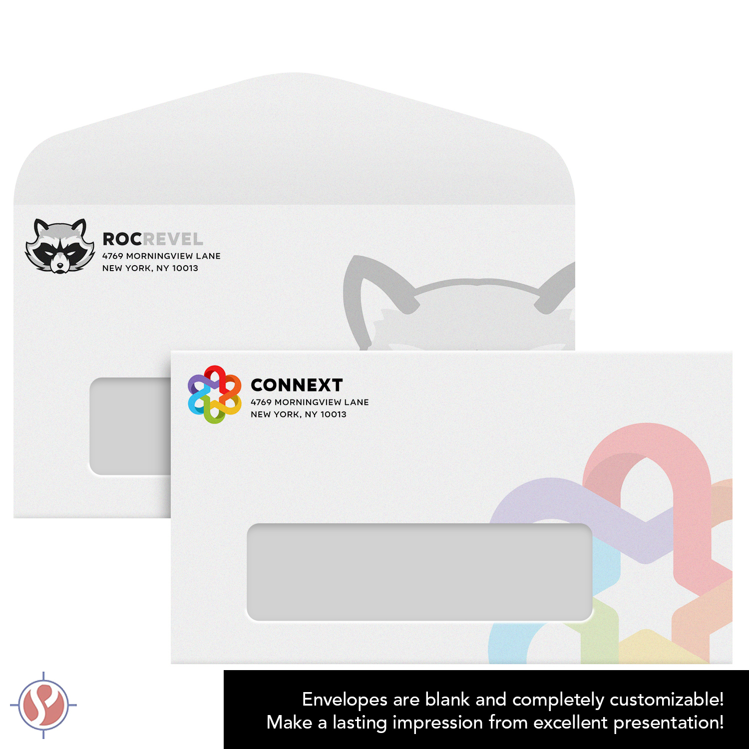 #6 3/4 White Window Envelopes, Reply Business Envelopes for Checks, Invoices, Bills | Commercial Flap w/ Gummed Seal | 3 5/8" x 6 1/2" | 24lb Bond (90gsm) | 50 per Pack