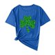 thumbnail image 4 of Camisas de Manga Corta para Mujeres Moda Casual Mujeres Camisa de Impresión Casual Cuello Redondo Pullover Tee Blusas de Manga Corta Casuales para Mujeres, 4 of 5