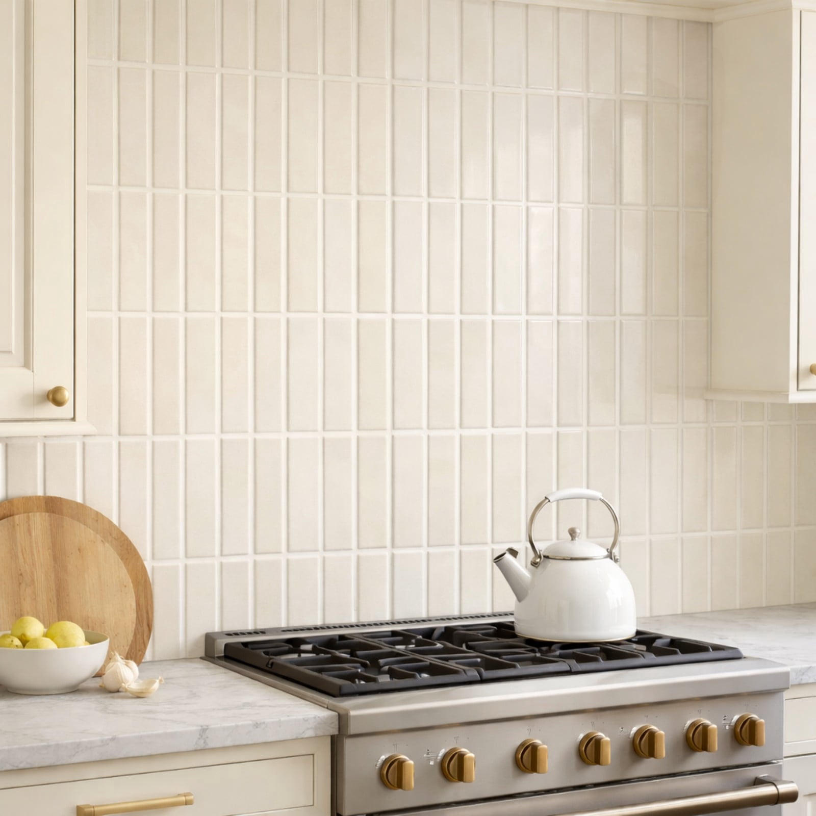 BEAUTYPEAK 11.4"x9" Peel and Stick Backsplash 10 Pack 3D Wall Tile for Kitchen, Bathroom, Beige