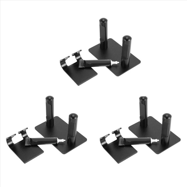 3X Soporte para Secador de Pelo, Adhesivo de Montaje en Pared para Baño de AleacióN de Aluminio para Compatible con la MayoríA de los Secadores de Cabello