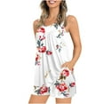 thumbnail image 4 of Ensembles d'Entraînement pour Femmes 2 Pcs Ensemble de Pyjama Confortable à Col Rond et Manches Courtes pour Femmes Ensemble de Sport pour Femmes 2 Pcs en Liquidation, 4 of 7