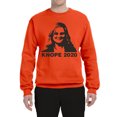 thumbnail image 2 of Knope 2020 Parks and Recreation Pop Unisex Crewneck Graphic Sweatshirt, Orange, 3XL, 2 of 3