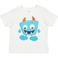 thumbnail image 3 of Inktastic Cute Monster, Blue Monster, Funny Monster, Horns Boys or Girls Toddler T-Shirt, 3 of 5