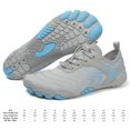 thumbnail image 2 of Zapatos Agua Mar Buceo Zapatillas Secado Rápido Hombre Mujer Aqua ( 39) Gris, 2 of 9