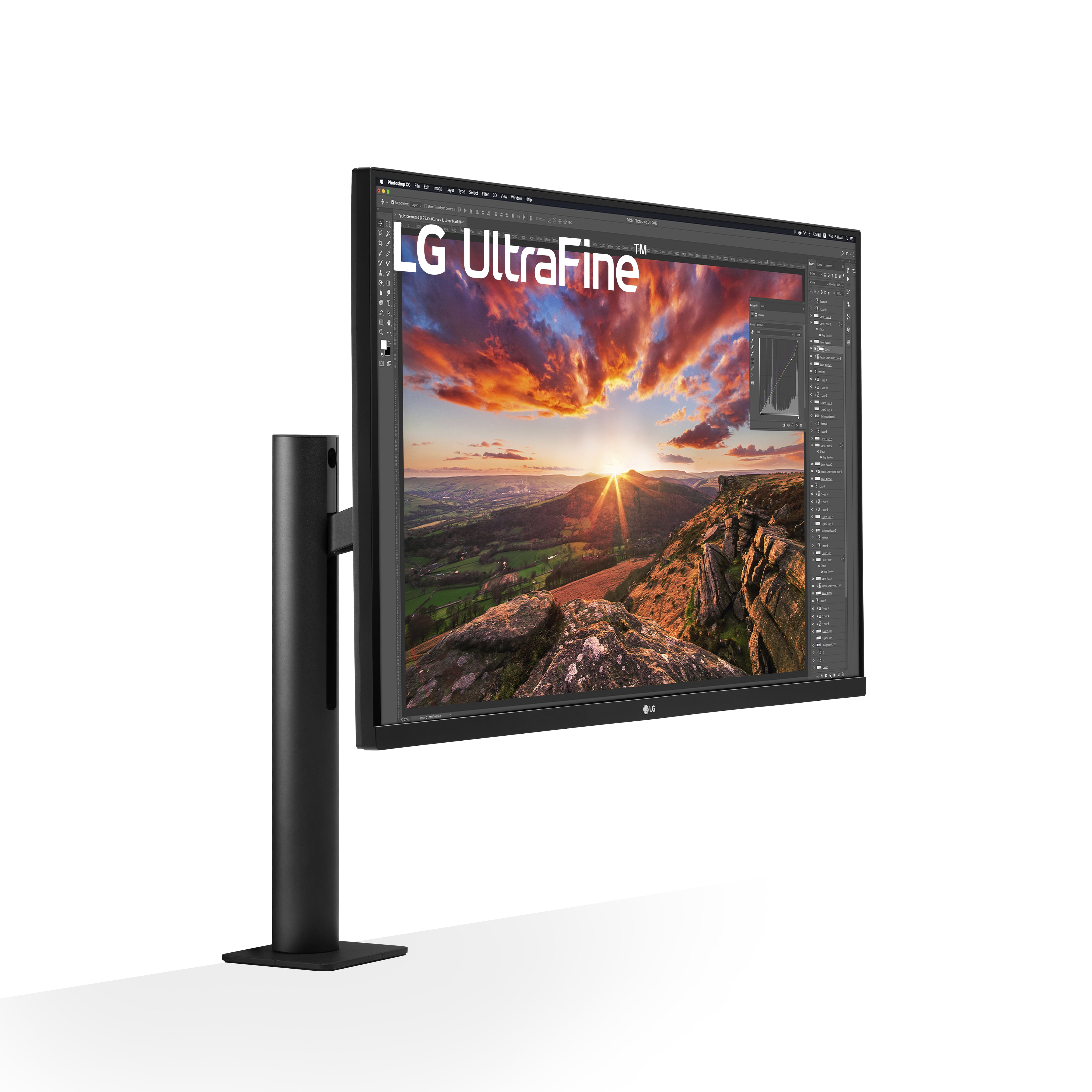 32” UHD HDR Monitor with USB Type-C LG 32in. UltraFine ERGO UHD IPS USB-C HDR Monitor with Adjustable