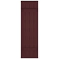 thumbnail image 6 of 14"W x 51"H Mid-America Vinyl, Standard Size Four Board Joined Shutters, w/Installation Shutter-Lok's & Matching Screws, 167 - Bordeaux, 6 of 13