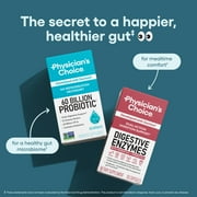 Physician’s Choice 60 Billion Probiotic for Women and Men, 30 Count, Digestive & Gut Health