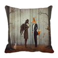 thumbnail image 1 of ABPHQTO Cuervo Zorro Bosque Oscuro Mirando Reloj Funda de Almohada Funda de Almohada Protector de Almohada Cama 45x45 cm, 1 of 1