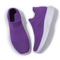 thumbnail image 7 of BNRSHOE Walking Shoes Women's Mesh Sock Casual Sneakers Lightweight Comfy Flats Purple, 7 of 7