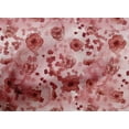 thumbnail image 4 of oneOone Cotton Cambric Light Red Fabric Flower Watercolor Diy Clothing Quilting Fabric Print Fabric By Yard 56 Inches Wide, 4 of 4