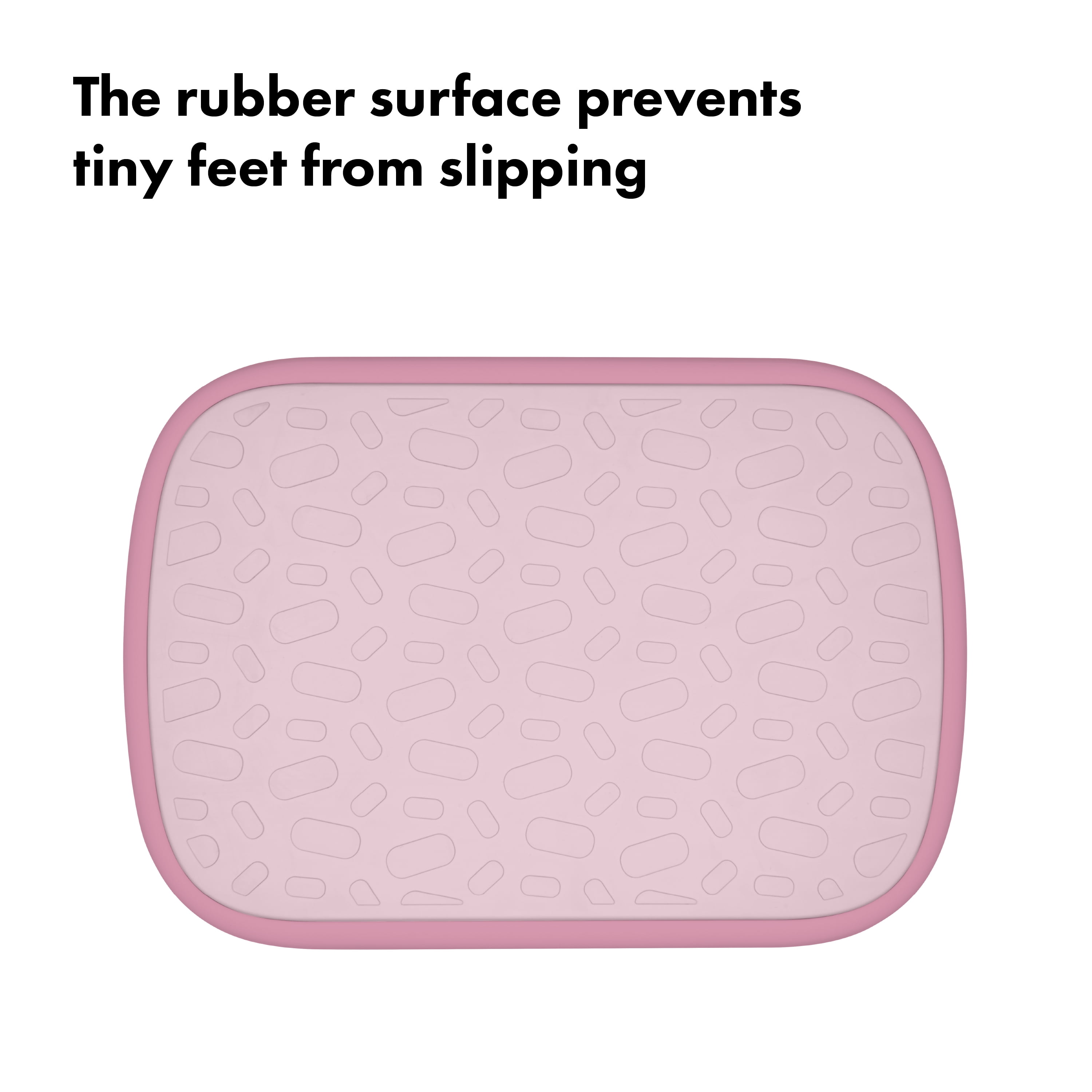 OXO Tot Anti-Slip Step Stool, Blossom, Supports Up to 200 lbs, Toddler & Kids Use