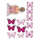 thumbnail image 1 of Decoración de Pastel de feliz cumpleaños para niña, hermosa mariposa trasera, decoración de pastel para el día de la madre, suministros para fiestas, 1 of 4