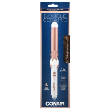 Conair Double Ceramic 1in Curling Iron Rose Gold - Each