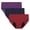 Red, variant on Gpaecead Women's Period Underwear, High Absorbency Cotton Panties LeakProof Menstrual Underwear Womens 3pc 2XL Black