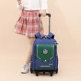 thumbnail image 4 of Mochila escolar con tirantes de pez natural para estudiantes de primaria, grado 1 a 6, para niños y mujeres, ligera, con protección contra salpicaduras de agua, 4 of 6