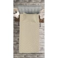 thumbnail image 3 of Ambesonne Beige Quilted Bedspread Set 2 Pcs, Polka Dot Classic Retro Print, Twin Size, Beige Tan, 3 of 3