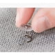 thumbnail image 3 of 100 Uds. Pasadores giratorios para tapicería con cabezales transparentes, práctico clavo en espiral fijo duradero para fundas y faldones de cama, 3 of 5