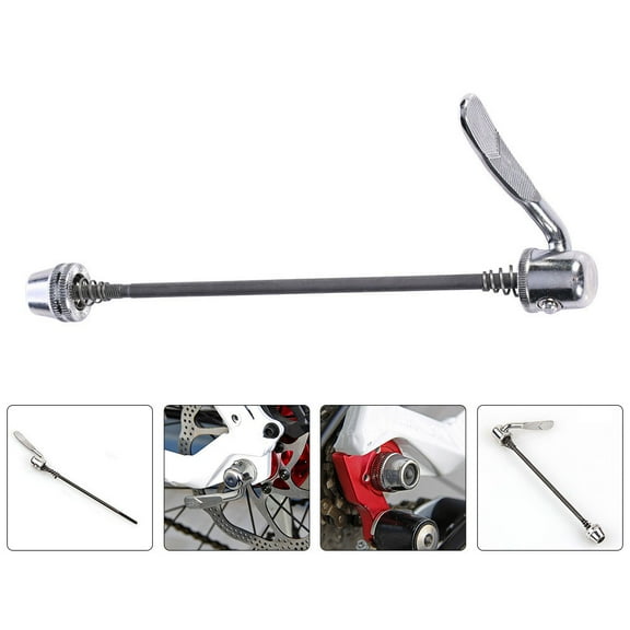 PBPBOX 1Pcs Quick Release Bike Axle for Rear Skewer of Mountain Bike in Steel Silver