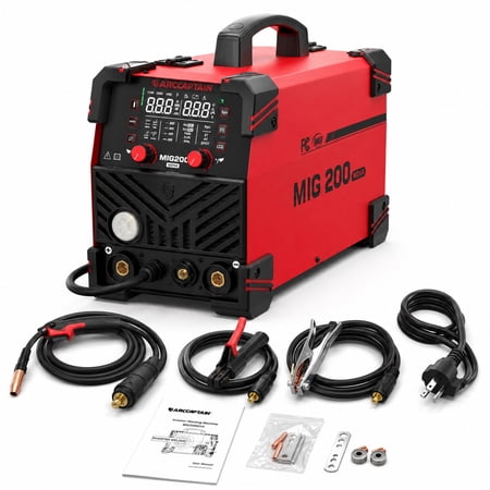 ARCCAPTAIN MIG Welder, 200Amp 6 in 1