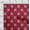 Rouge, variante sur oneOone Tissu en Mousseline de Viscose, Tissu à Imprimé Kasuri Carré au Mètre, 42 Pouces de Large