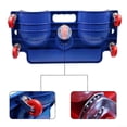 thumbnail image 2 of Automotive Workshop Rolling Knee Board Heavy Duty Wheels Mechanics Creeper Pad Portable Kneeling Platform Red, 2 of 3