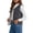 G02 Dark Gray, variant on Boys Girls Quilted Vest Button Front Sleeveless V Neck Lightweight Padded Jacket with Wave Stitching Kids Everyday Casual Layering Outerwear for Spring Fall School