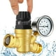 thumbnail image 1 of Boltigen Regulador de presión de agua para RV con manómetro Regulador de presión de agua con mango ajustable para RV Camper Reductor de presión de agua de latón sin plomo para RV Ajuste para RV Remolq, 1 of 1