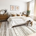 thumbnail image 3 of CGTER Area Rug Living Room Rugs - 5x7 Washable Large Soft Neutral Boho Moroccan Bohemian Farmhouse Rug Indoor Floor Carpet for Bedroom Under Dining Table Home Office Decor - Cream Brown, 3 of 10