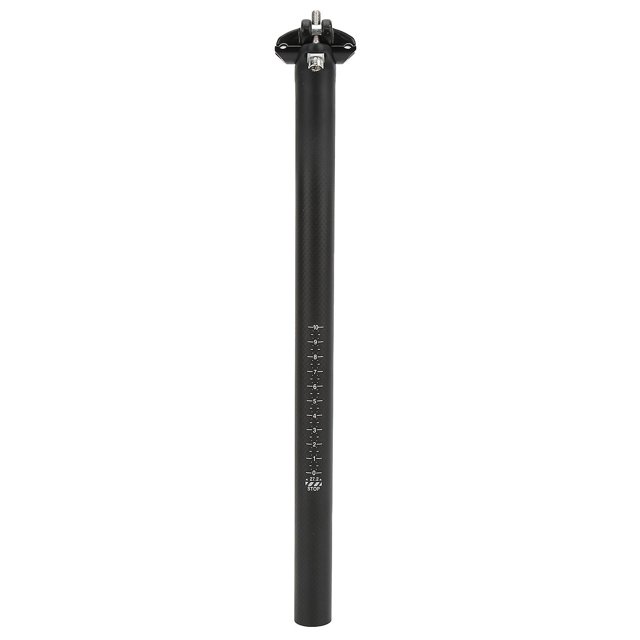 Lightweight Bicycle Seatpost, 27.2mm Carbon Fiber Seat Tube for Bike Replacement (27.2 x 350mm)