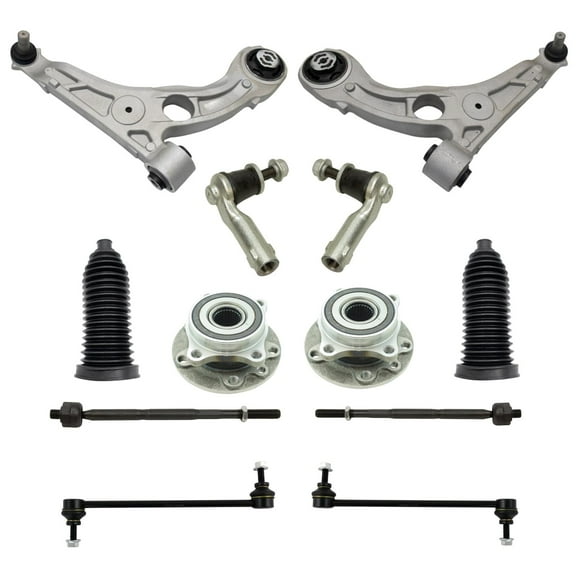 TRQ Front Steering,Suspension,& Drivetrain Kit For 15-17 Chrysler 200 13-16 Dart PSA45934