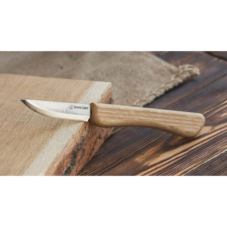 Small Whittling Knife - C1 forged carving chisels Bushcraft