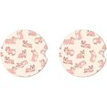 thumbnail image 2 of SPEKSEE Cute Corgi Dogs Print Ceramic Car Interior Coasters 2 Pack, Anti Slip 2.56 Inch Absorbent Cup Mat Interior Accessories Fit for Most Cars, 2 of 7