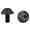 Black, variant on GUB G-510 2Pcs M5x12mm Bicycle Water Bottle Cage Holder Bracket Screw Bolts, Aluminum Alloy Anti-Rust Bike Fastener, Red (0.47 inches / 12 mm)