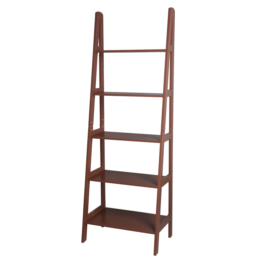 Ladder Shelf, 5Tier Multifunctional Modern Wood Plant Flower Book