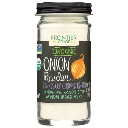 Frontier Co-op White Onion Powder  Certified Organic  2.1 Oz