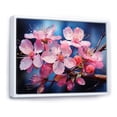 thumbnail image 2 of Designart "Blossom Translucent Apple Glow II" Apple Blossom Floater Framed Canvas Print, 2 of 7