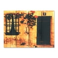 thumbnail image 2 of Day Dream HQ 22 x 16 in. Red Flower Inside & Outside wood Wall Art - Red - 22 x 16 in., 2 of 2