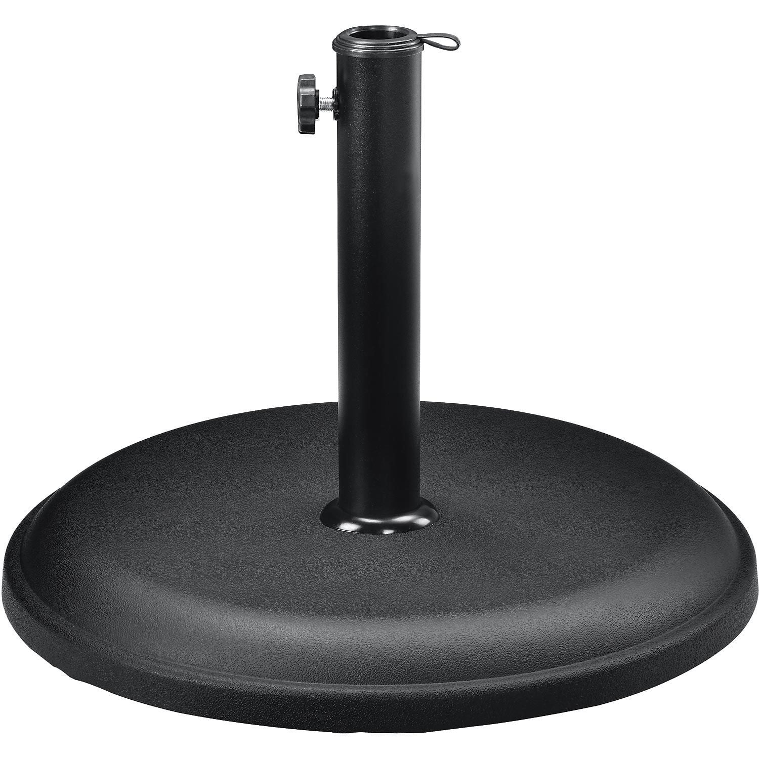 C&H Black Concrete Patio Umbrella Base, 33 Lb.