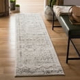 thumbnail image 2 of SAFAVIEH Tulum Ronald Distressed Runner Rug, Ivory/Grey, 2' x 12', 2 of 7