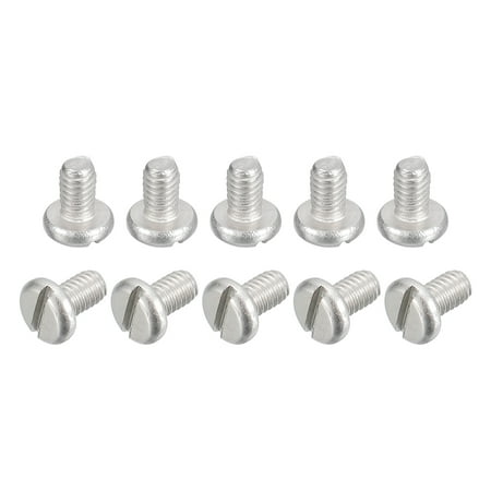 

304 Stainless Steel Machine Screws 100 Pack M2.5x4mm Slotted Drive Pan Head Screw Bolts