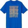 thumbnail image 4 of Western Howdy Adult Short Sleeve Tee-Medium-Blue, 4 of 6