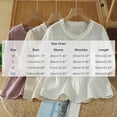thumbnail image 3 of Gamivast Short Puff Sleeve Shirts for Women Ruffle Neck Button Down Blouses Casual Loose Fit Flowy Peplum Tops Summer Elegant Babydoll Tunic Tees for Women Pink XL, 3 of 7