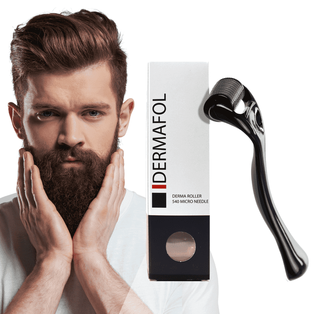 Rodillo Dermaroller Facial Dermafol 0.5 Mm Titanio Colágeno