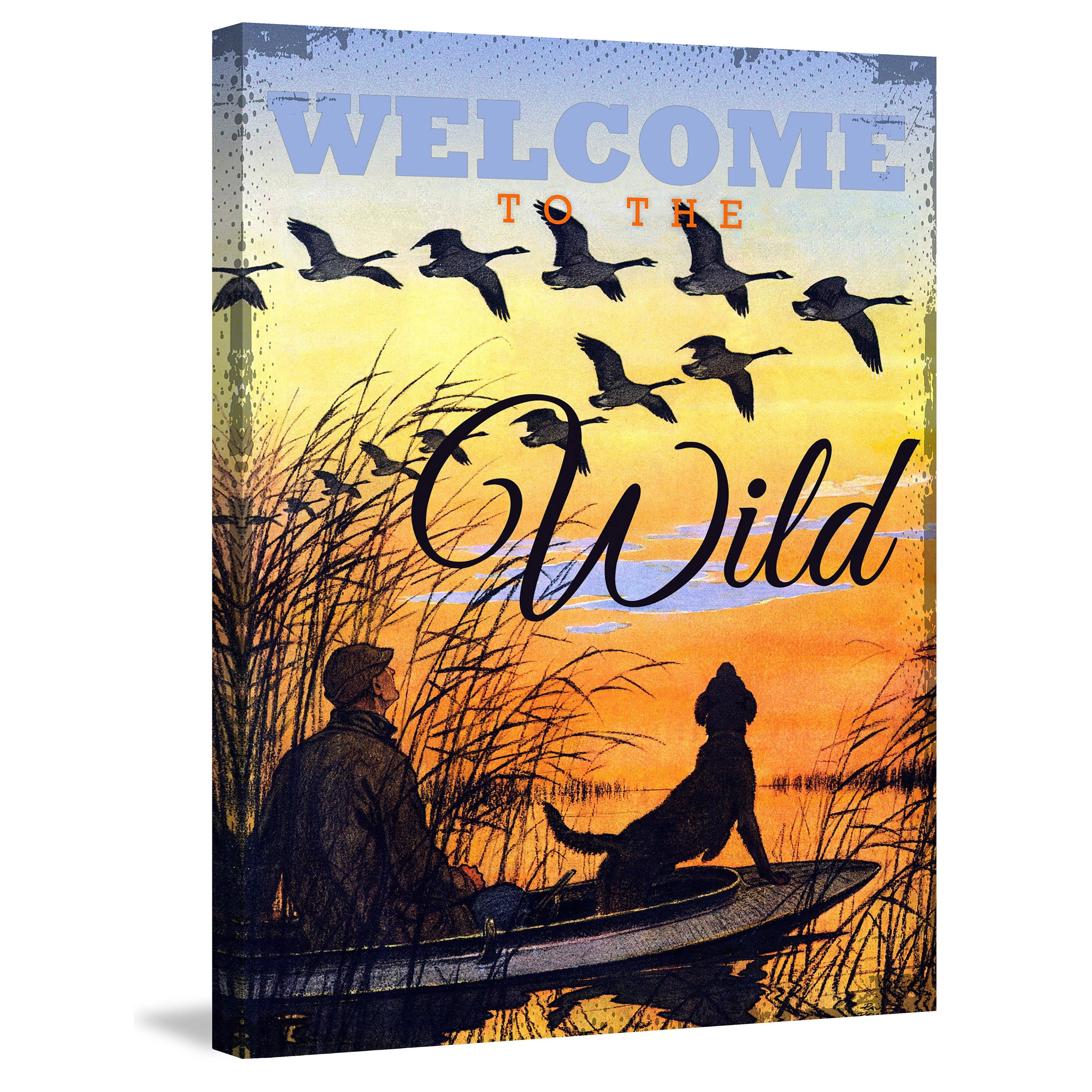 "Welcome Wild" Painting Print on Wrapped Canvas